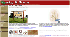 Desktop Screenshot of luckybbison.com